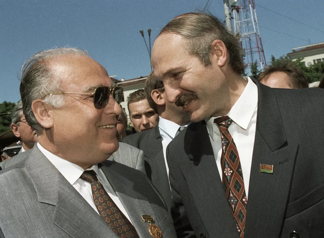 Черномырдин и Лукашенко, 1994 год. Фото: РИА Новости