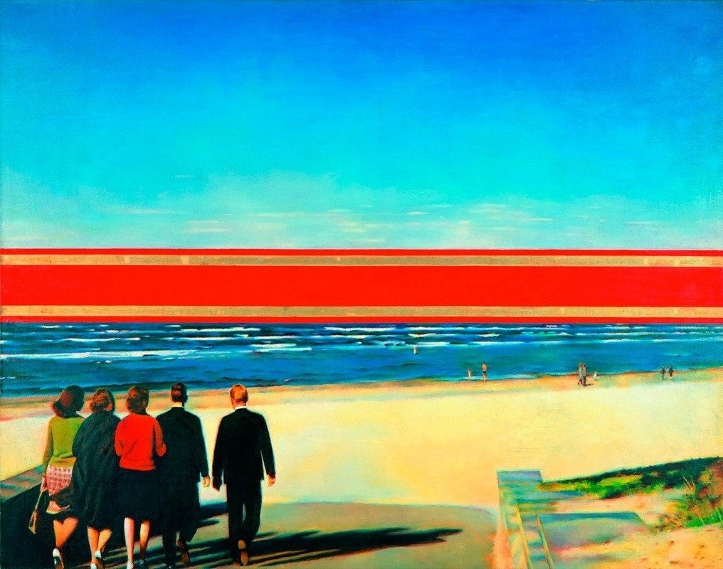 Картина Эрика Булатова «Горизонт»