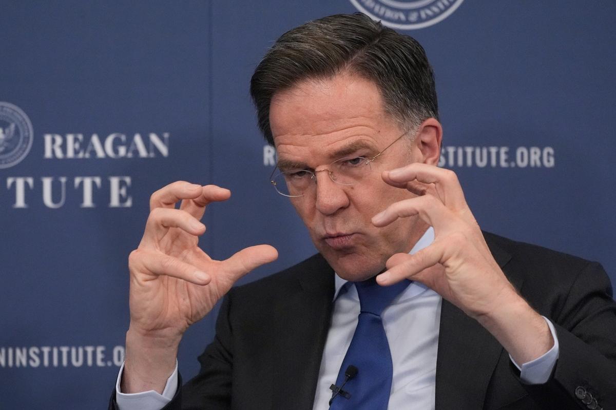 Генсек НАТО Марк Рютте. Фото: AP / TASS