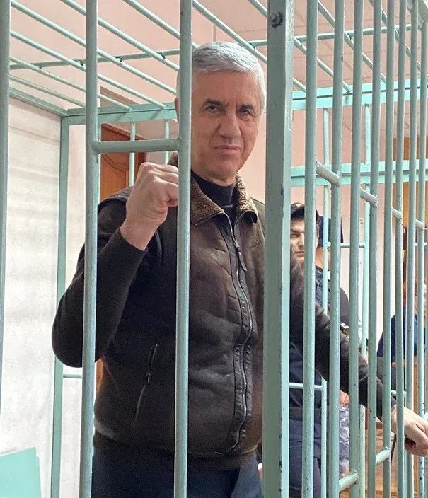 Anatoly Bykov in the courtroom. Photo: social networks