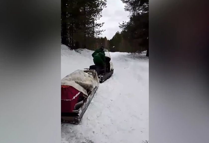 Ролик с перевозкой покойника на снегоходе из-за отсутствия дорог стал вирусным. Денег на расчистку дорог после этого дали…