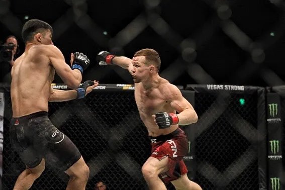 Легчайший вес. Россиянин Петр Ян побеждает южнокорейца Джин-Сун Сона. Фото: Влад Докшин/ «Новая газета»