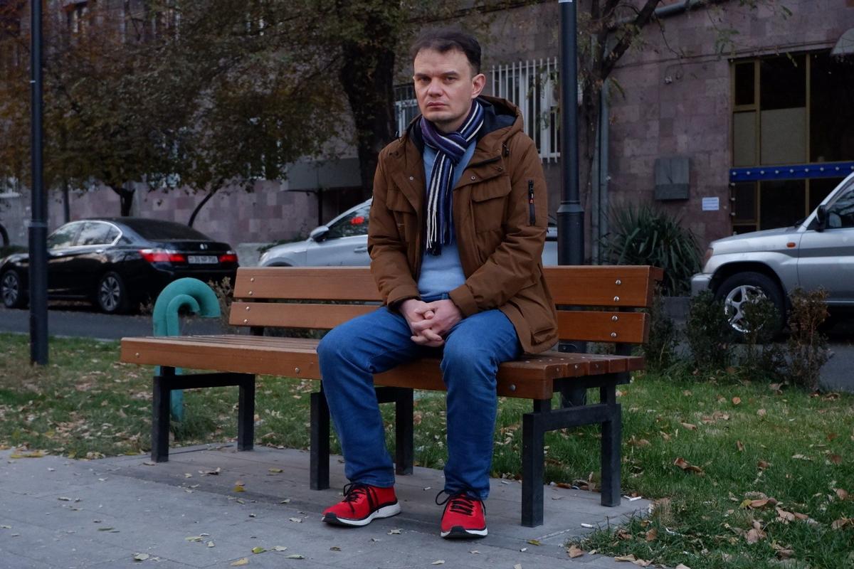 Андрей Гаевский в Ереване. Фото: Андрей Новашов