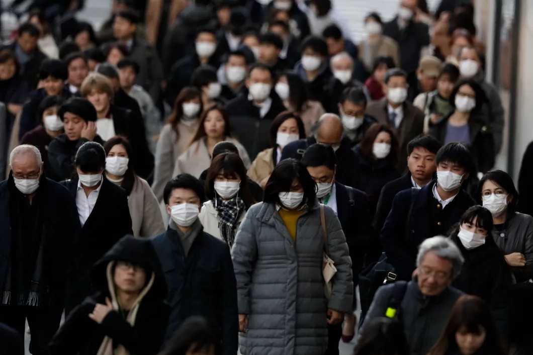 Реакция на коронавирус в Токио. Фото: AP / ТАСС