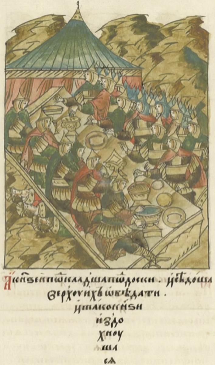 Монгольский пир на костях