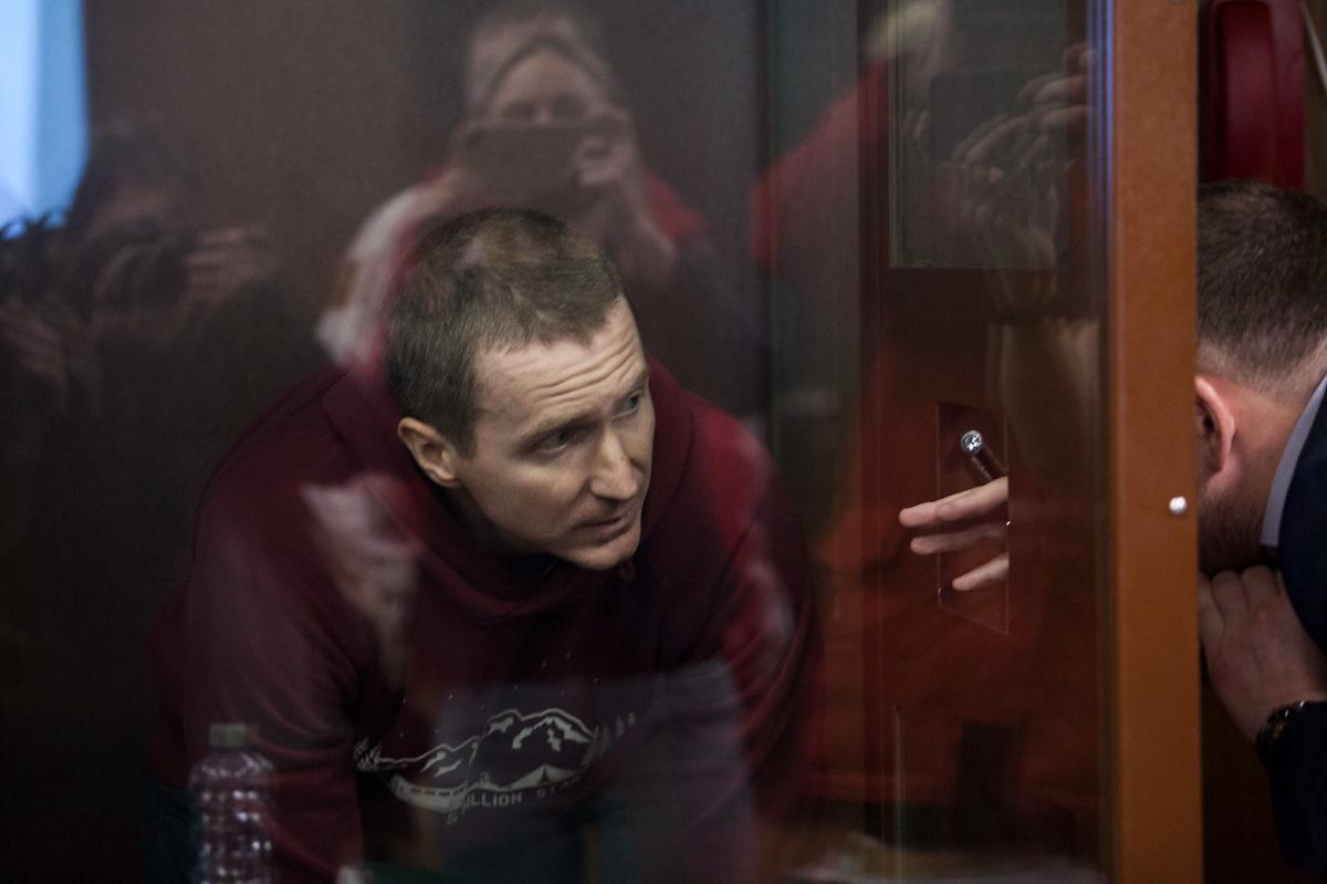 Егор Лесных в зале Мещанского суда. Фото: Светлана Виданова / «Новая газета»