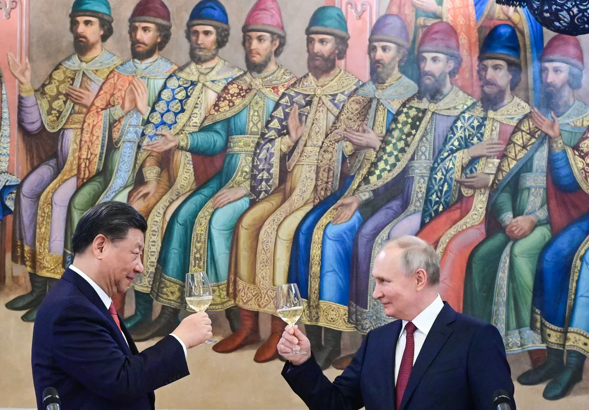 Президент РФ Владимир Путин и председатель КНР Си Цзиньпин. Фото: Павел Быркин / Пресс-служба президента РФ / ТАСС