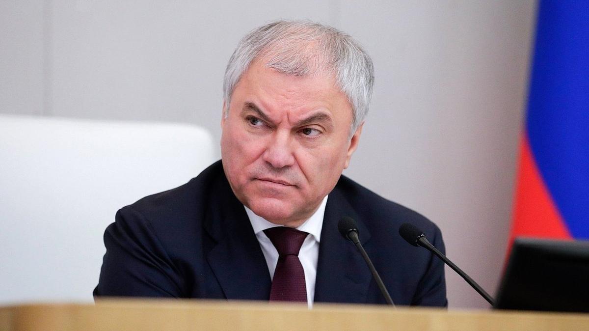 Вячеслав Володин. Фото: пресс-служба Госдумы