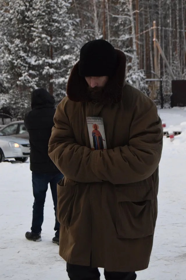 Житель монастыря. Фото: Изольда Дробина / «Новая газета»