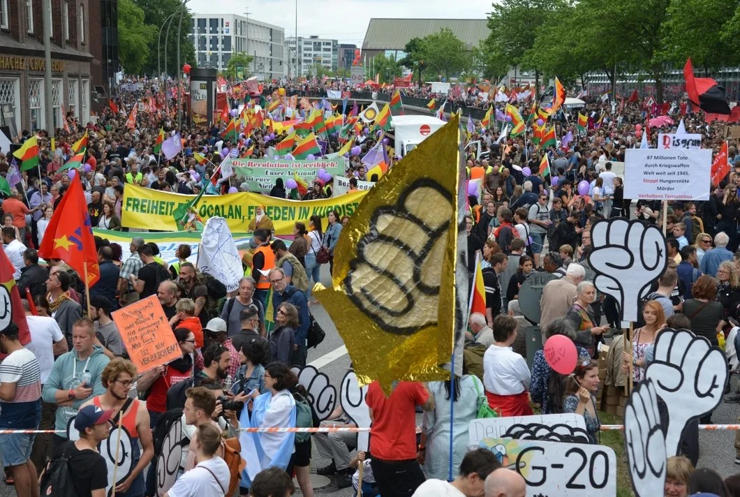 Акции протеста в Гамбурге против саммита G20. Фото: РИА Новости