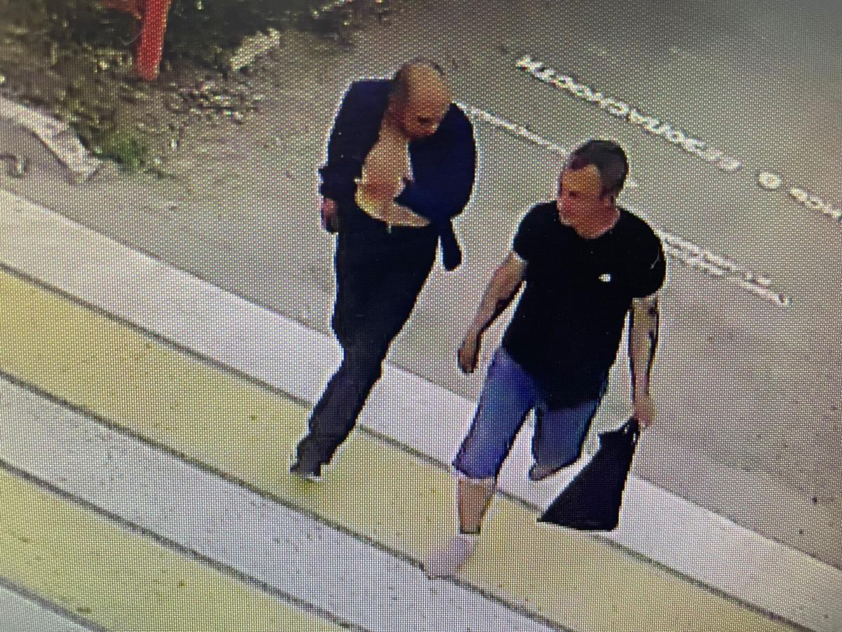 Артур и Щербаков. Скриншот с видеонаблюдения «Пятерочки»