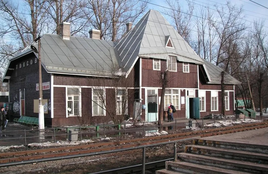 Исторический облик Токсовского вокзала. Фото из архива