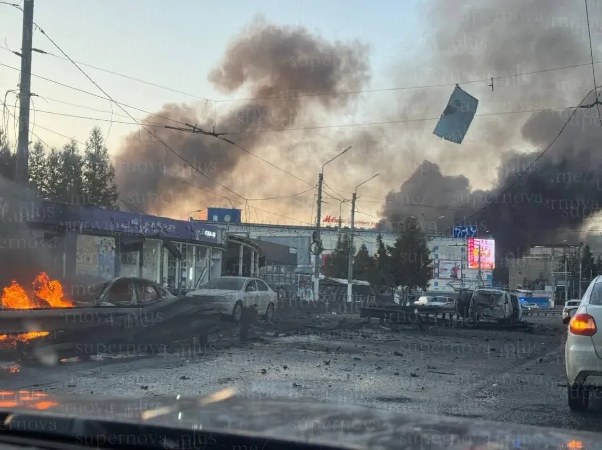 Удар ВСУ по Брянску. Фото: соцсете