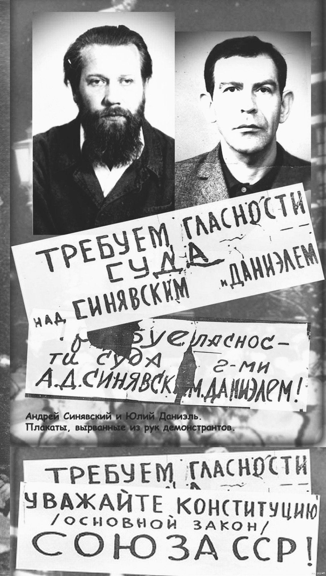 Плакаты демонстрантов. Фото: архив