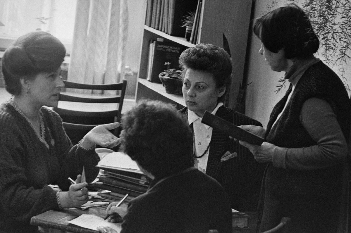 1988 год. Заседание комиссии Главлита. Фото: В. Алешкевич /Фотохроника ТАСС