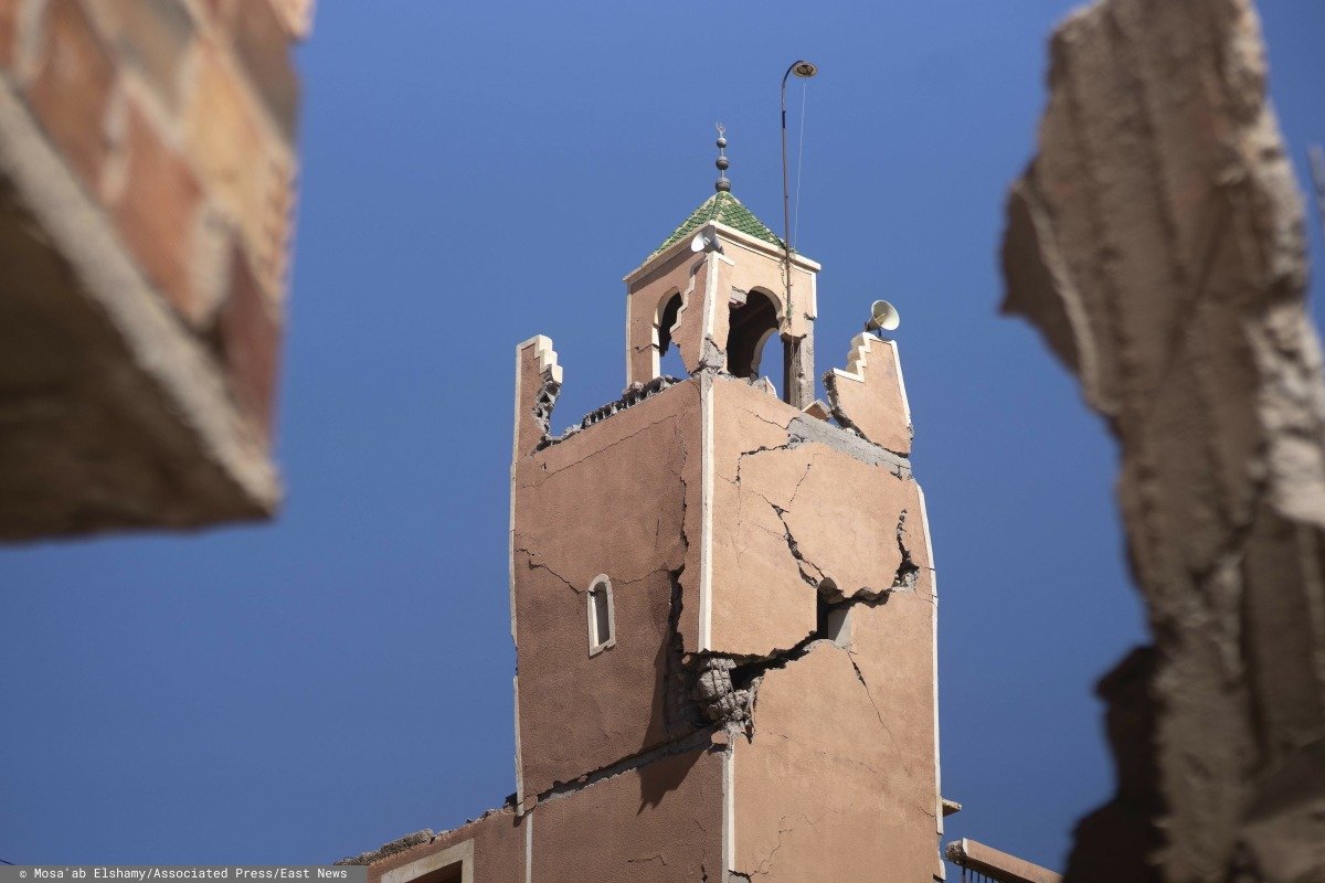 Последствия землетрясения в Марокко. Фото: Mosa'ab Elshamy / Associated Press / East News