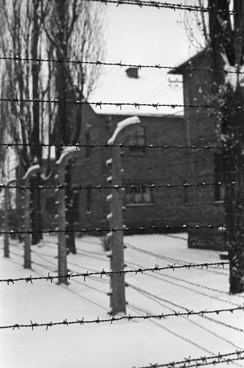 Бараки концлагеря Освенцим. Фото из архива ТАСС