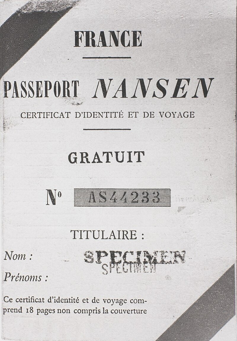 Нансеновский паспорт. Фото: википедия