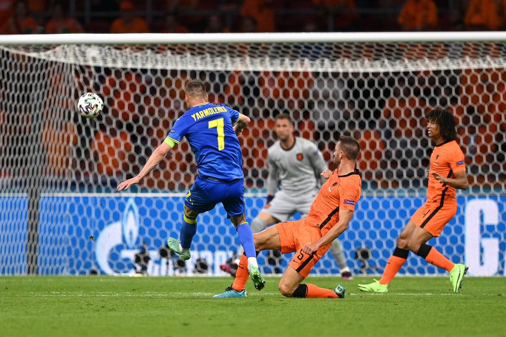 Гол Ярмоленко в ворота Нидерландов. Фото: Lukas Schulze / UEFA/ Getty Images
