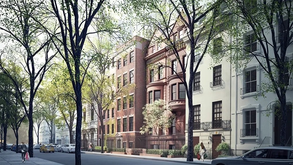 Проект реконструкции трех зданий, принадлежащих Абрамовичу, в элитном районе Нью-Йорка