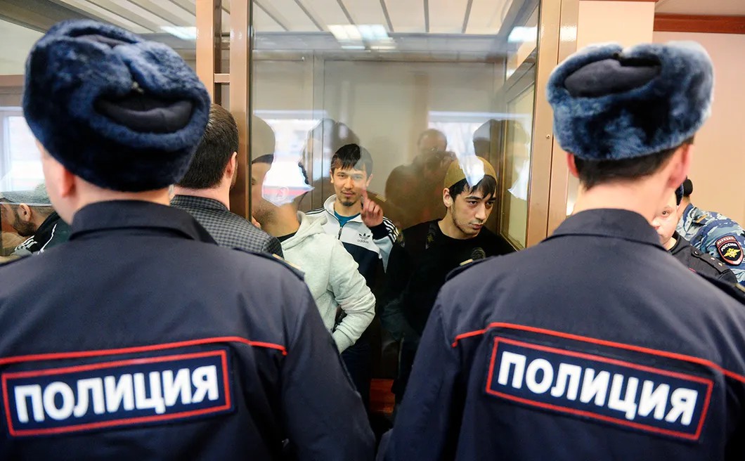 Обвиняемые по делу о теракте в петербургском метро. Фото: РИА Новости