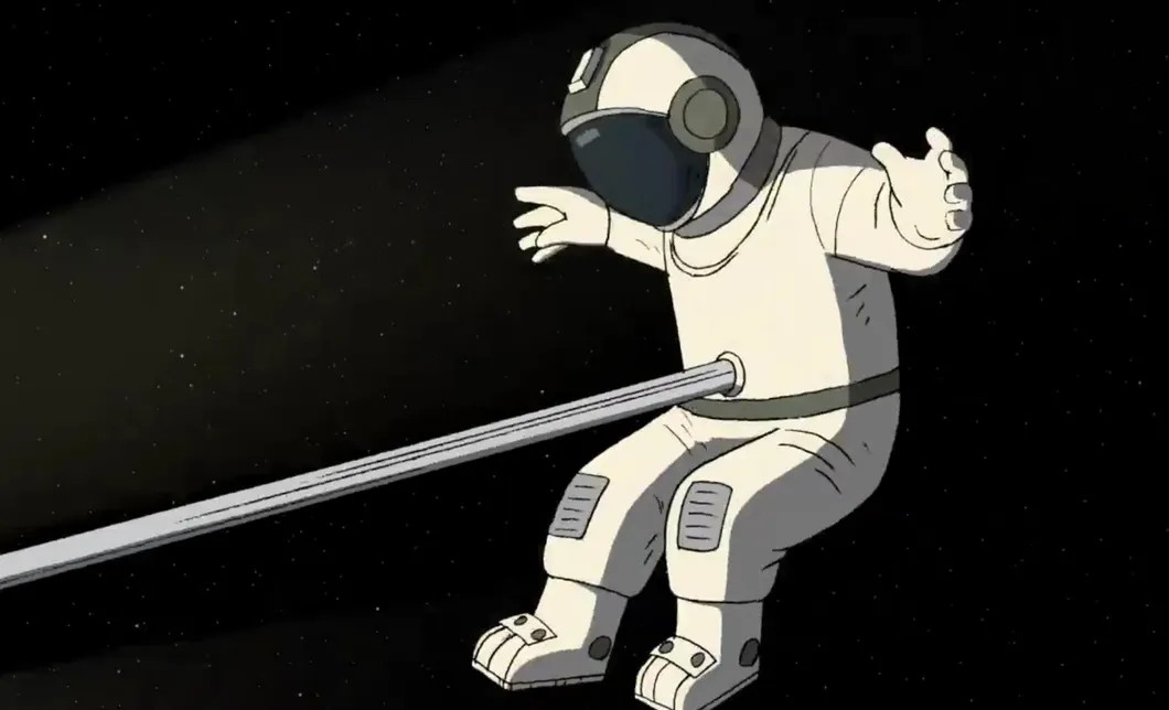 Кадр из фильма «Он не может жить без космоса»