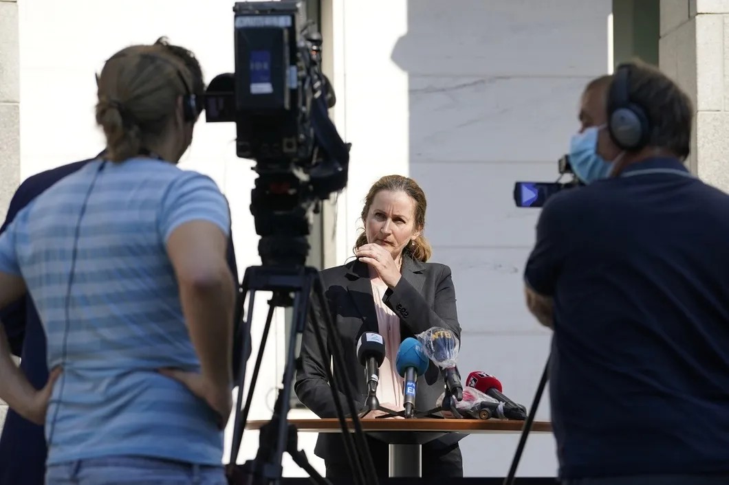 Представитель норвежской контрразведки — Лине Нюгор. Фото: NTB / Reuters