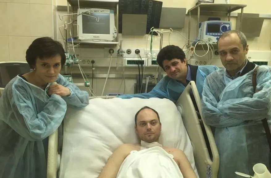 Владимир Кара-Мурза в больнице. Фото: theins.ru