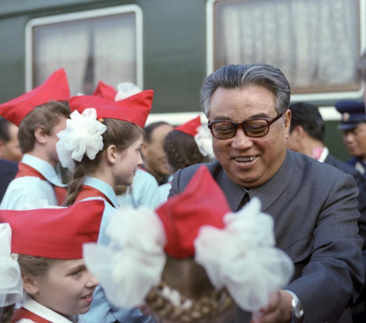 Визит президента КНДР Ким Ир Сена в СССР, 1984 год. Фото: AP / TASS