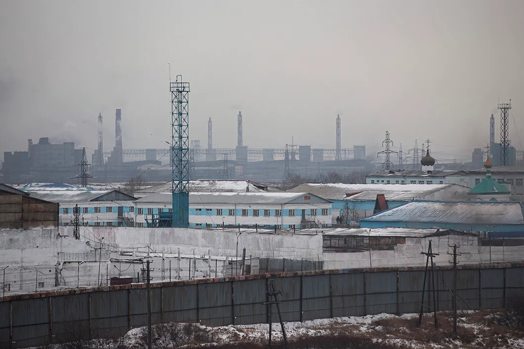 Вид на исправительно-трудовые колонии. На заднем плане КрАЗ. Фото: Александр Купцов / специально для «Новой»