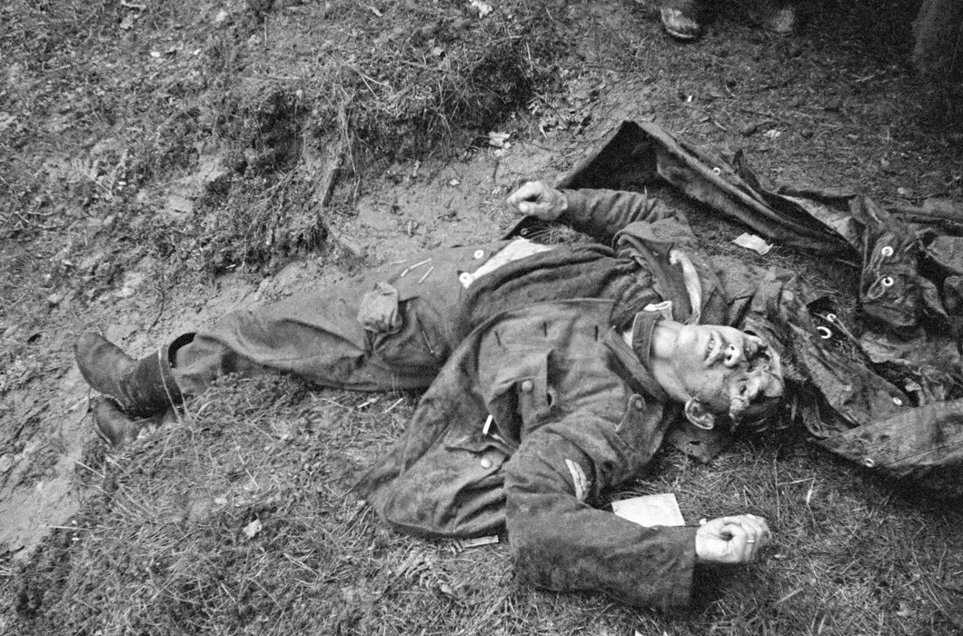 Убитый под Брянском солдат вермахта. Источник: РИА Новости