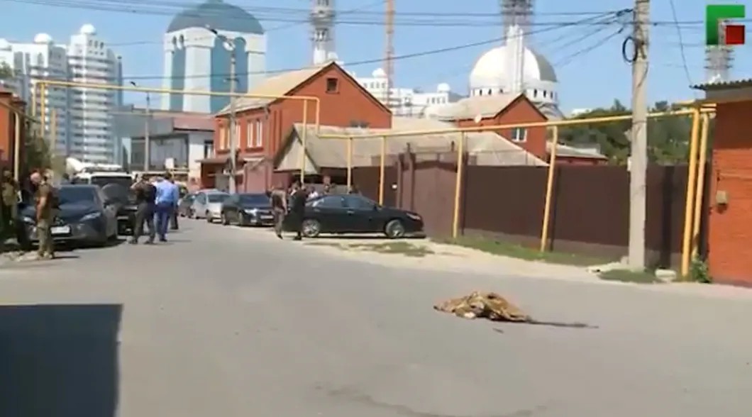 Шали. Последствия нападения 20 августа. Кадр видео «Грозный ТВ»