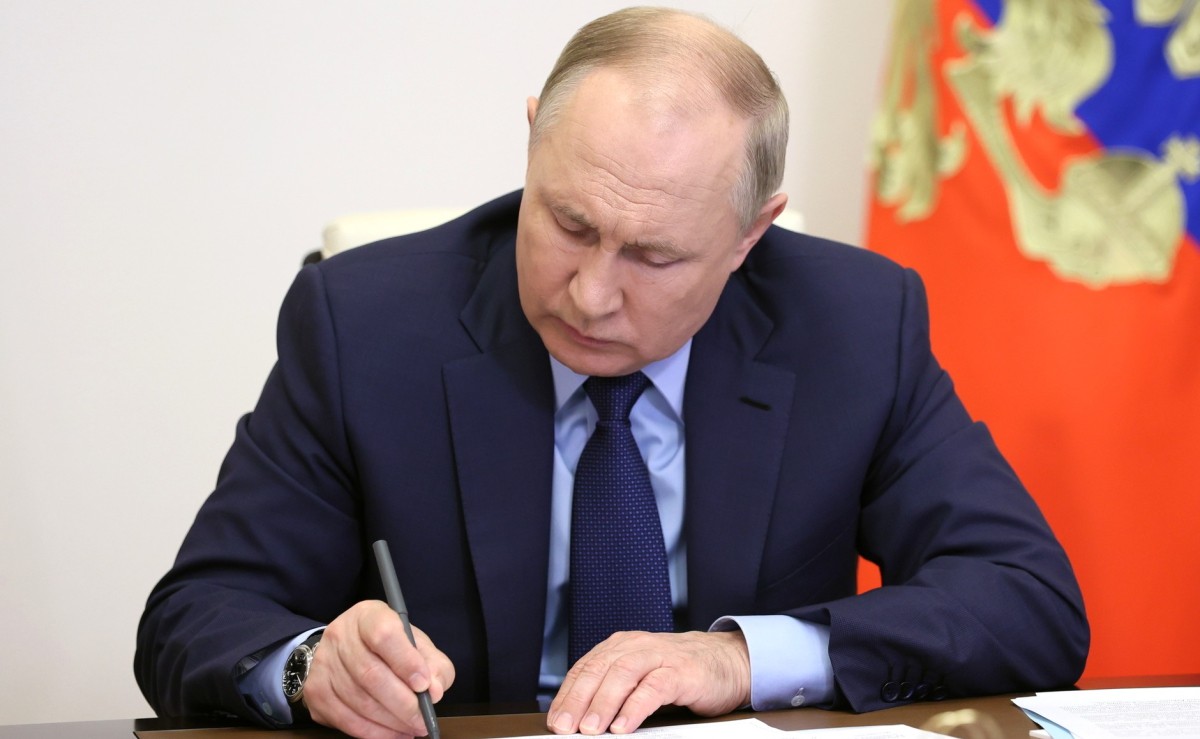 Владимир Путин во время заседания Совета по правам человека, на удаленке. Фото: пресс-служба Кремля