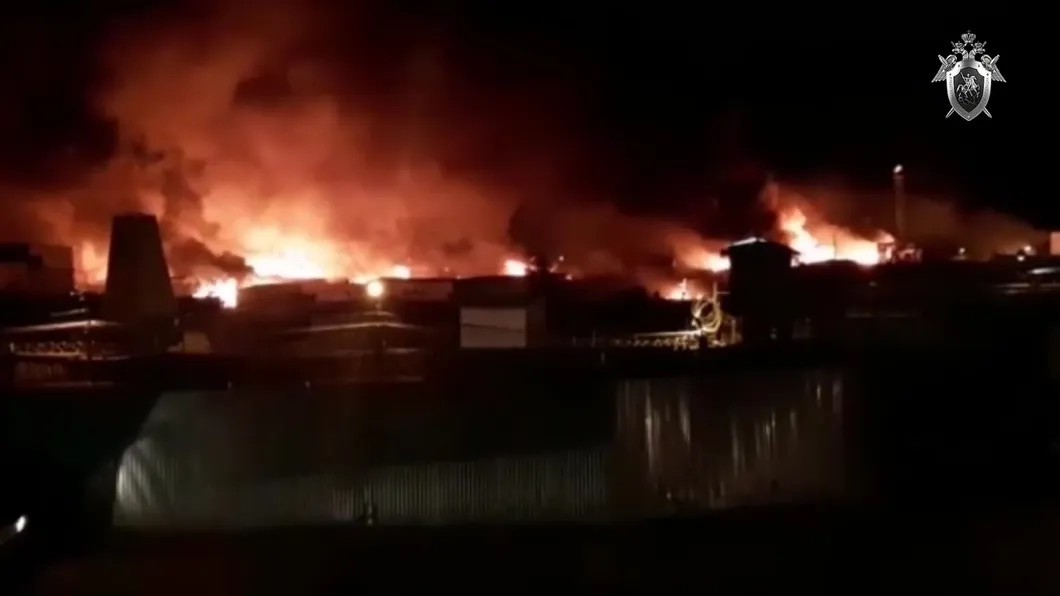 Пожар в исправительной колонии в Ангарске. Фото: РИА Новости