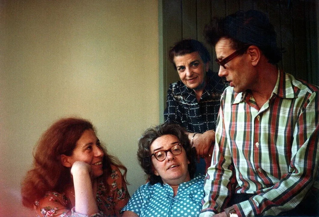 Юлия Вишневская, Людмила Алексеева, Дина Каминская и Кронид Любарский, Мюнхен 1978 год