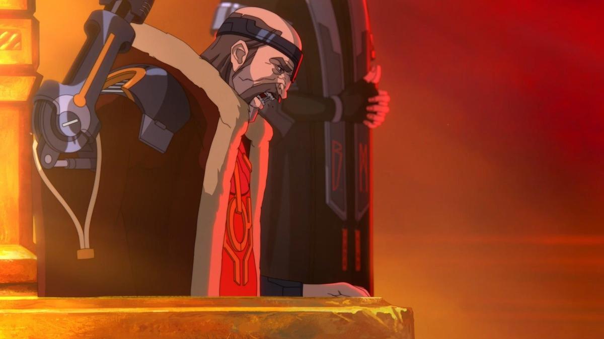 Кадр из анимационного фильма «Киберслав»