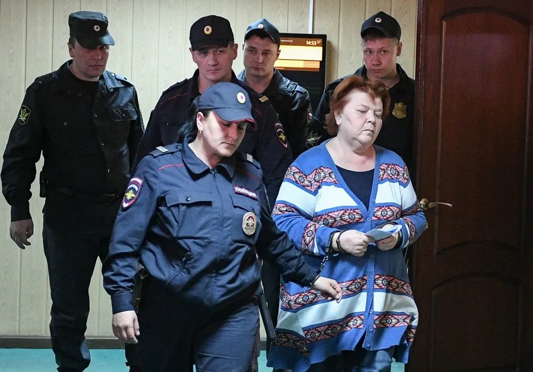 Нина Масляева в Пресненском суде Москвы. 2017 год