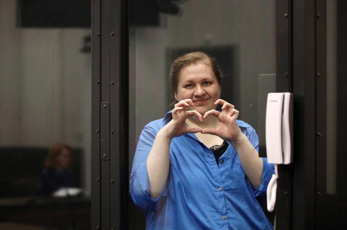 Нина Слободчикова в зале суда. Фото: Александр Астахова