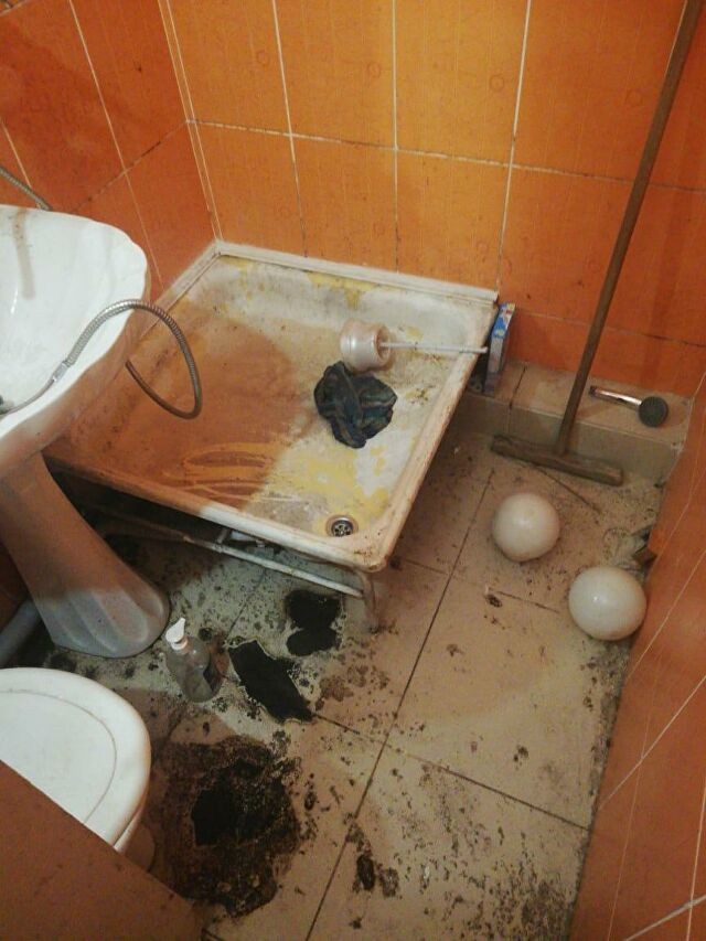 Ванная в пансионате «Полярные зори» в Анапе. Фото: личный архив Коотуш Балтыковой