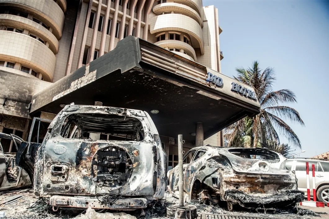 Последствия теракта в Уагадугу. Фото: ЕРА