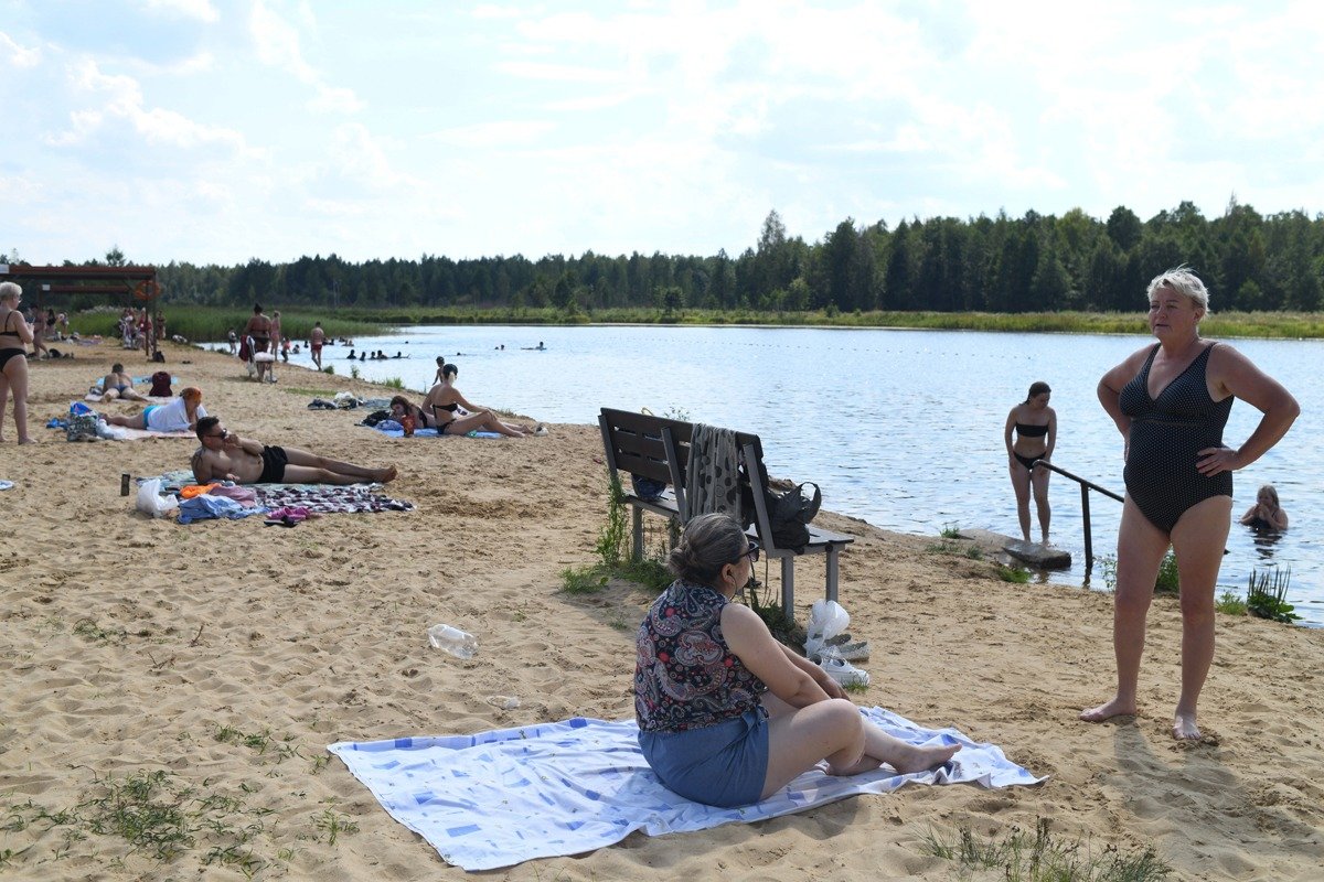 Озеро в Мелехово. Фото: Светлана Виданова / «Новая газета»