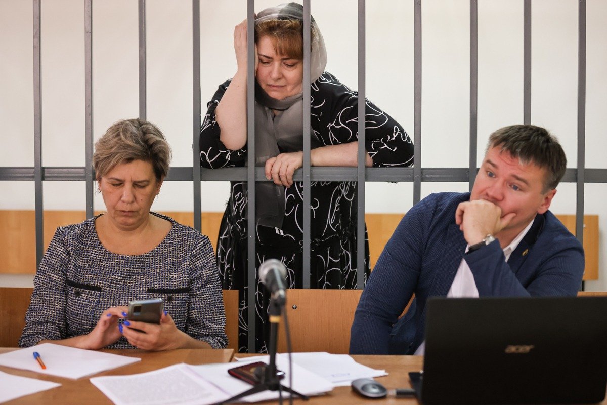 Зарема Мусаева в суде. Фото: Елена Афонина / ТАСС