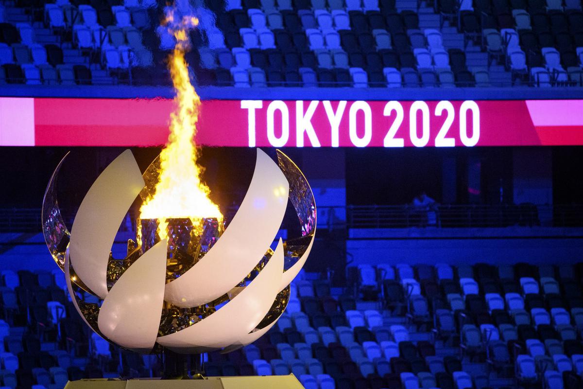 Церемония открытия Летних Олимпийских игр в Токио, 23 июля 2021 года. Фото: EPA-EFE