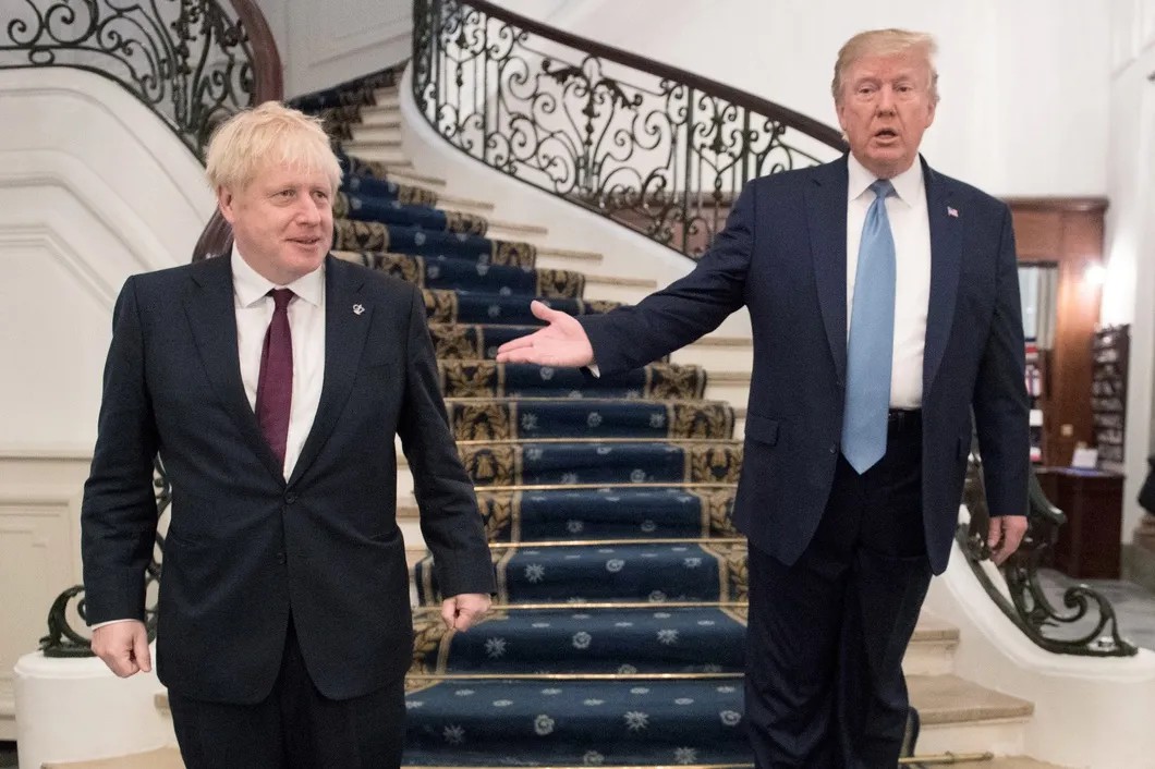 Борис Джонсон и Дональд Трамп. Фото: Reuters