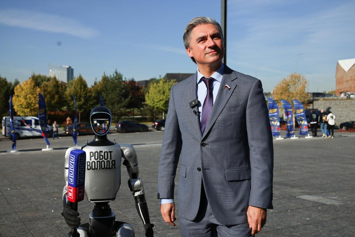 Андрей Свинцов в «Сколково». Фото: Евгений Мессман / ТАСС