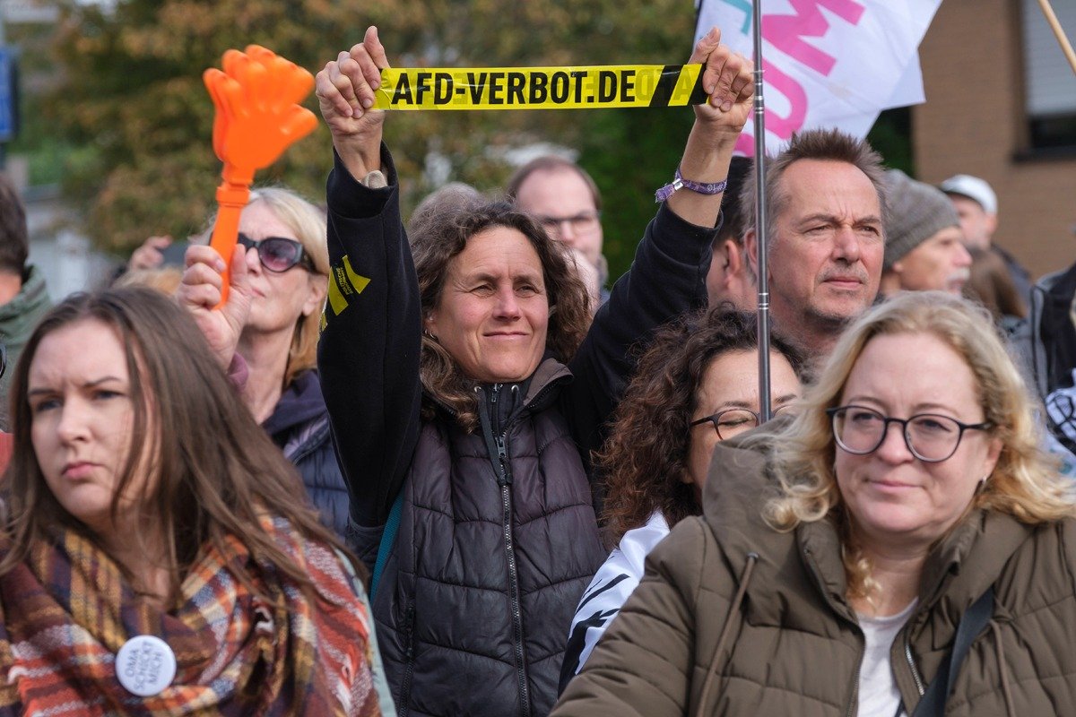 6 октября 2024 года Кельн. Протесты против AFD («Альтернатива для Германии»). Фото: IMAGO / Guido Schiefer