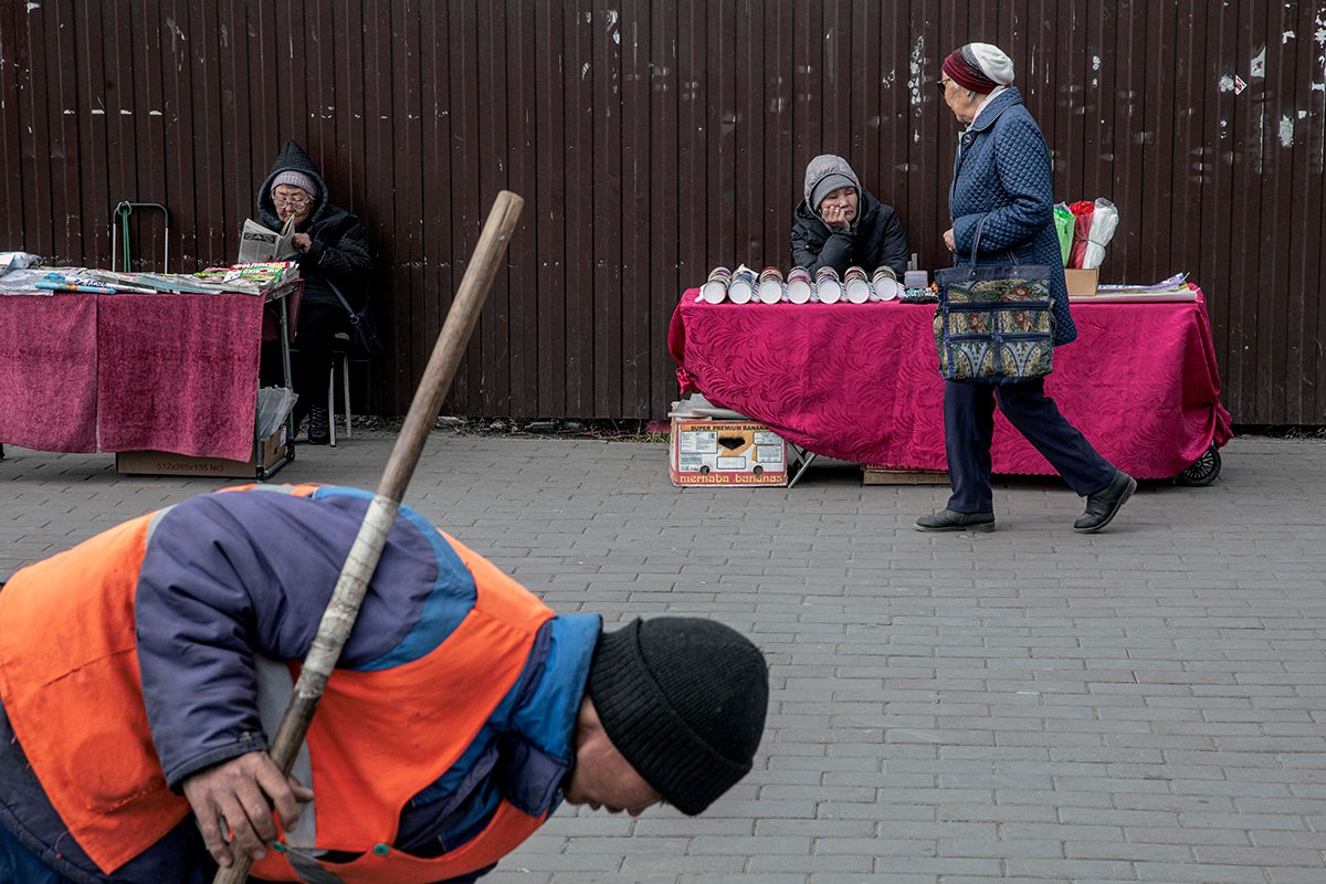 Улица Тувинских Добровольцев в Кызыле. Фото: Влад Докшин / «Новая газета»
