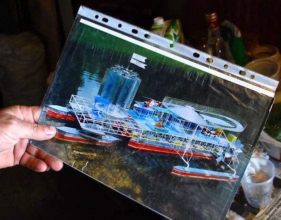 3-D модель электростанции Русецкого в законченном виде/ Фото Ольги Просвировой