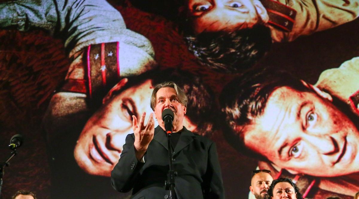 Константин Эрнст на премьере фильма «Август». Фото: Агентство «Москва»