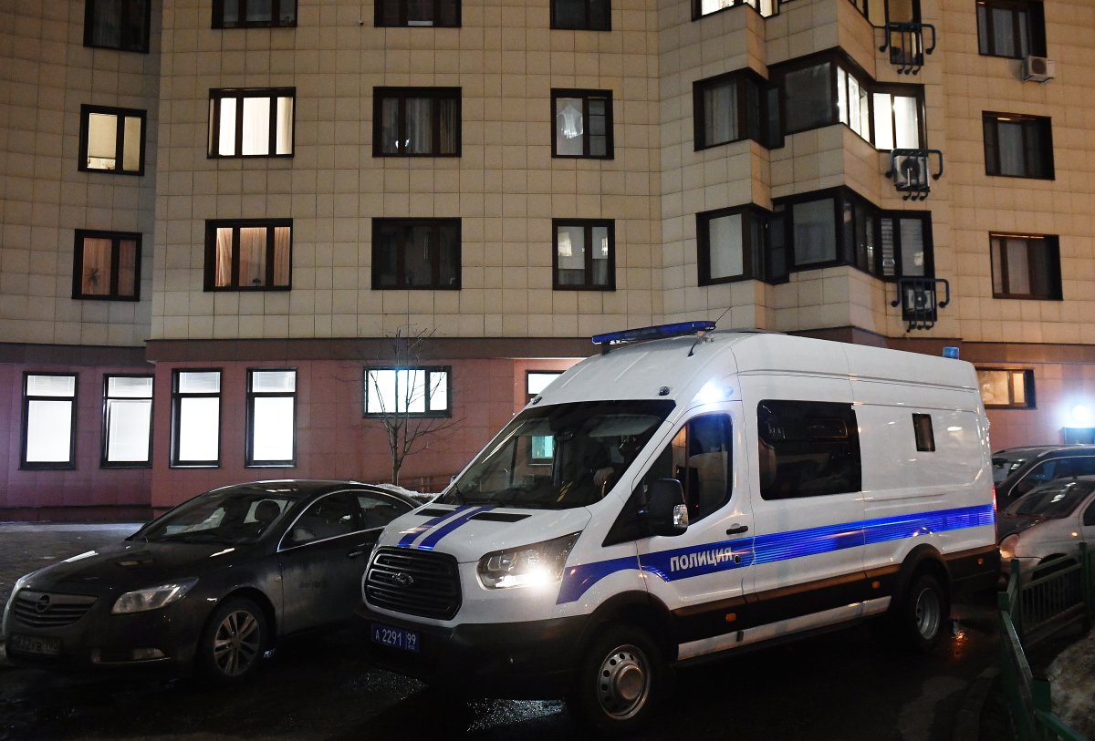 Полиция у дома Юлии Навальной. Фото: РИА Новости